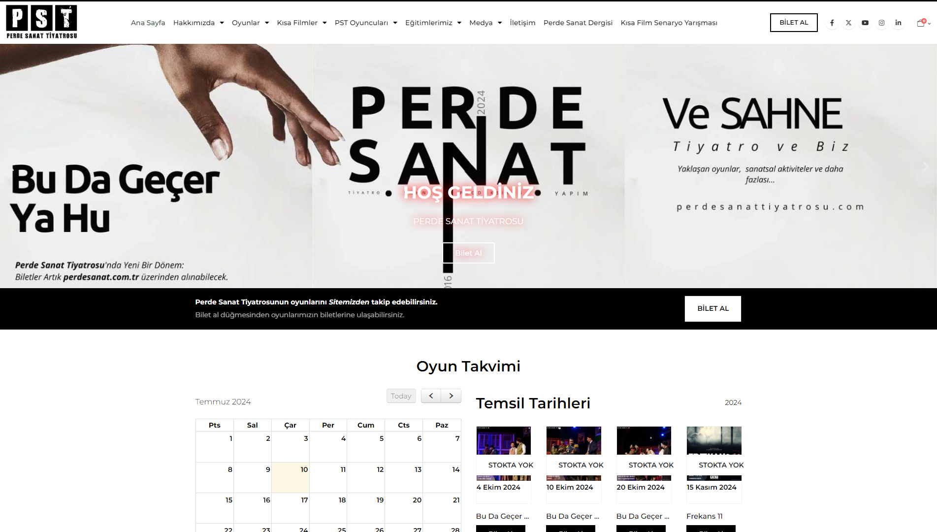 Perde Sanat Tiyatrosu proje ana görseli