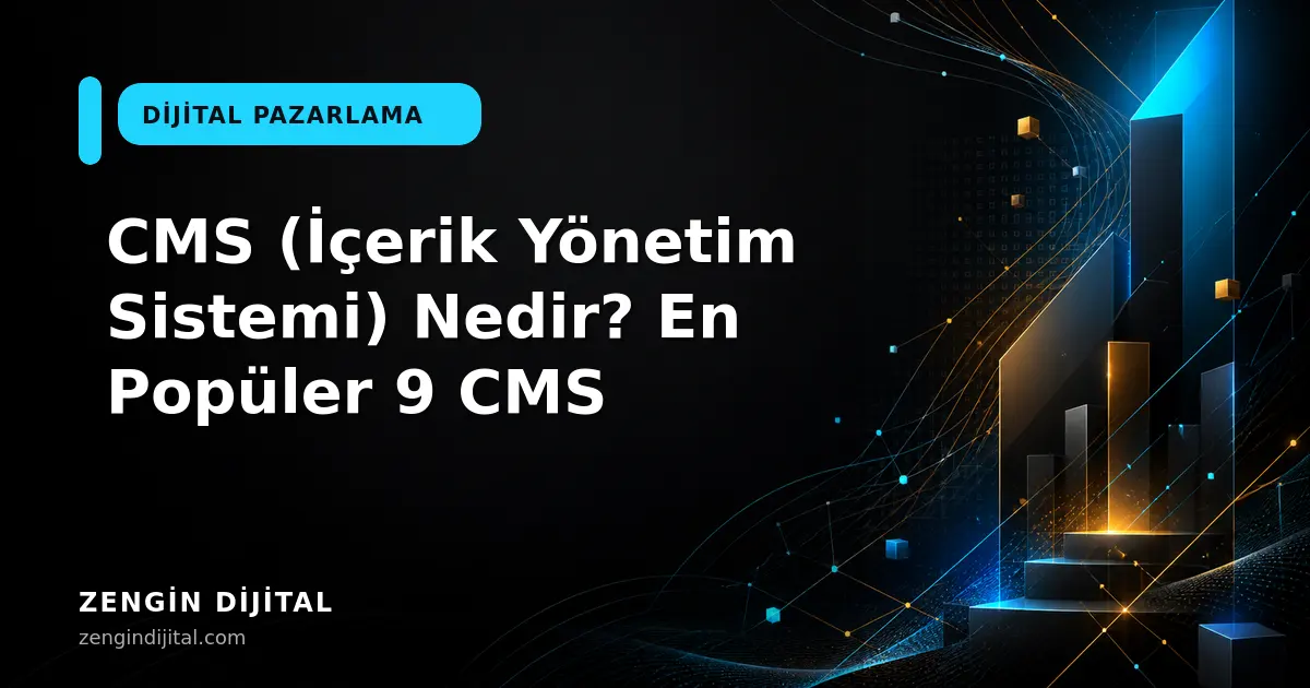 CMS (İçerik Yönetim Sistemi) Nedir? En Popüler 9 CMS kapak görseli