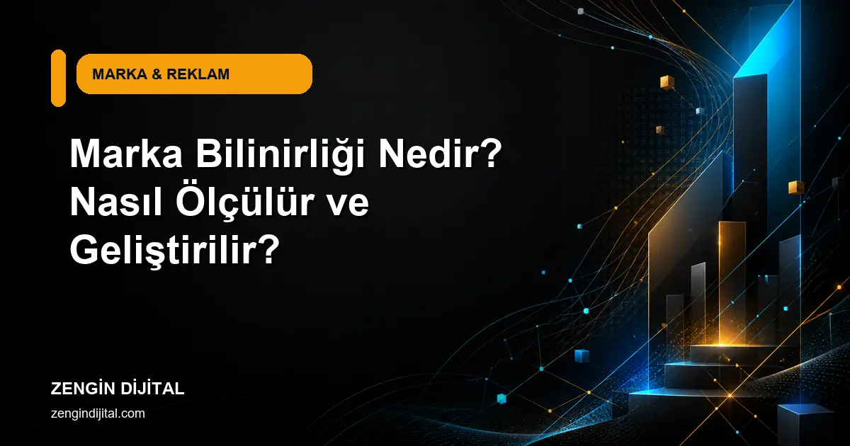 Marka Bilinirliği Nedir? Nasıl Ölçülür ve Geliştirilir? kapak görseli