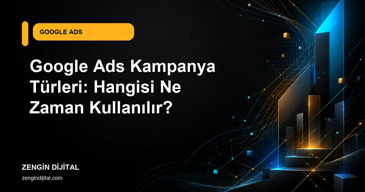Google Ads kampanya türleri seçim rehberi