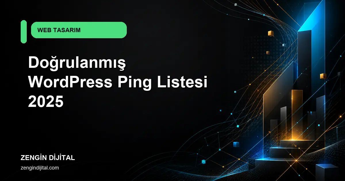 Doğrulanmış WordPress Ping Listesi 2025 kapak görseli