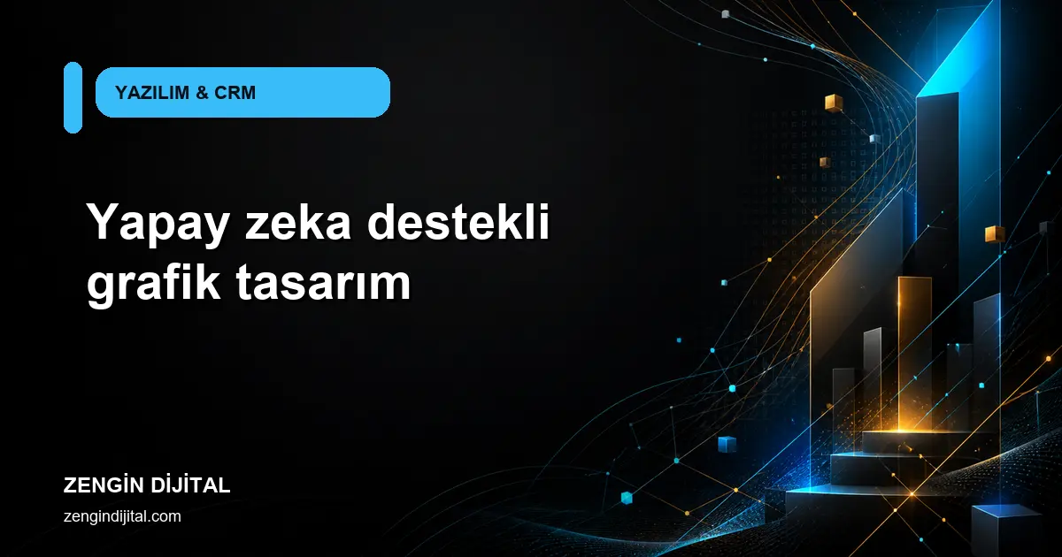 Yapay zeka destekli grafik tasarım kapak görseli