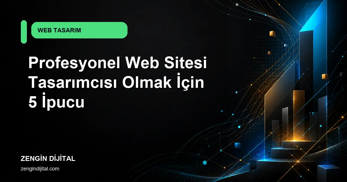 Profesyonel Web Sitesi Tasarımcısı Olmak İçin 5 İpucu kapak görseli