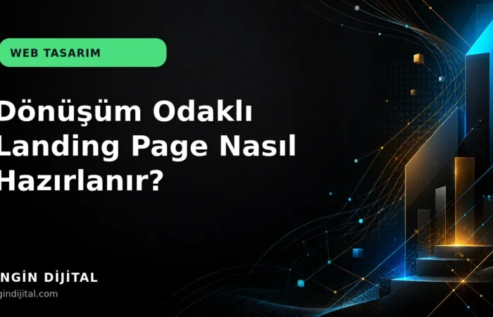 Dönüşüm Odaklı Landing Page Nasıl Hazırlanır? kapak görseli