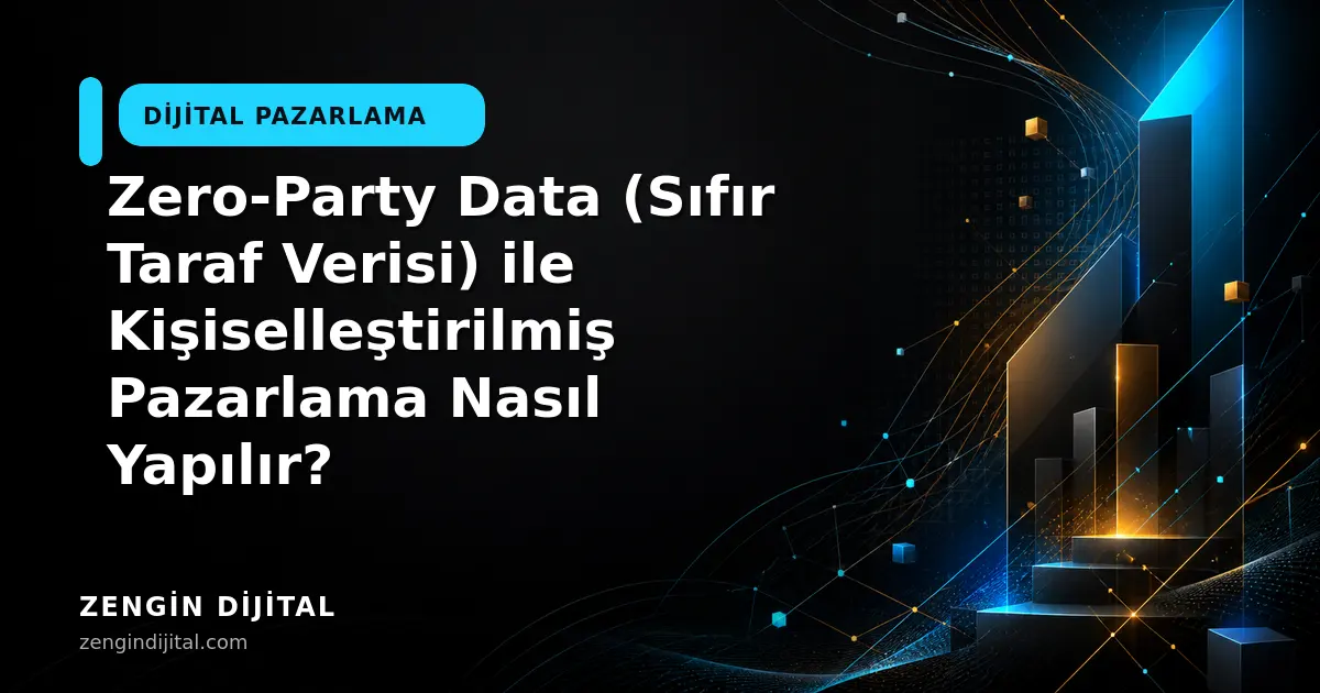 Zero-Party Data (Sıfır Taraf Verisi) ile Kişiselleştirilmiş Pazarlama Nasıl Yapılır? kapak görseli