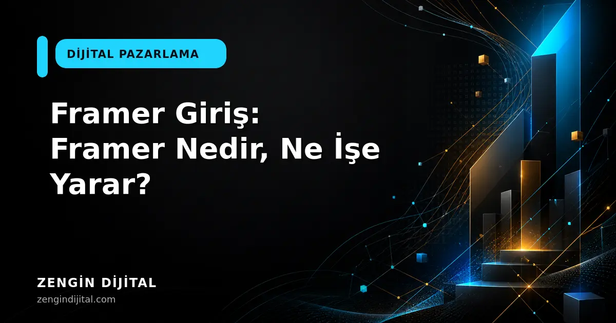 Framer Giriş: Framer Nedir, Ne İşe Yarar? kapak görseli