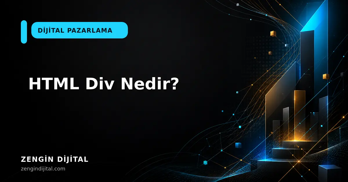 HTML Div Nedir? kapak görseli