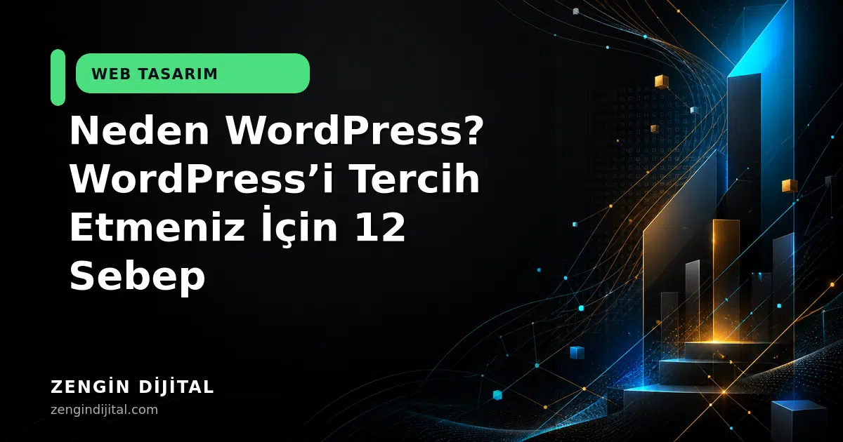 Neden WordPress? WordPress’i Tercih Etmeniz İçin 12 Sebep kapak görseli