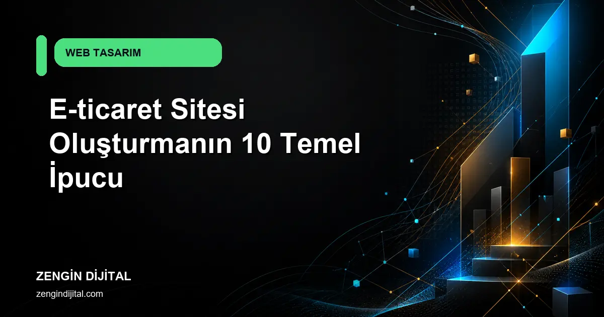 E-ticaret Sitesi Oluşturmanın 10 Temel İpucu kapak görseli