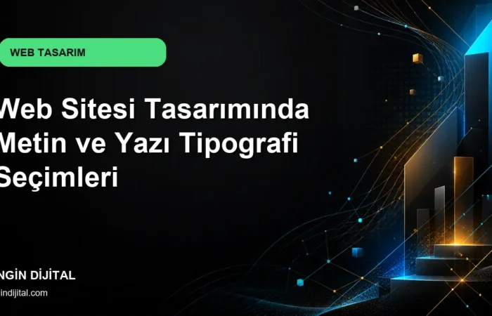 Web Sitesi Tasarımında Metin ve Yazı Tipografi Seçimleri kapak görseli