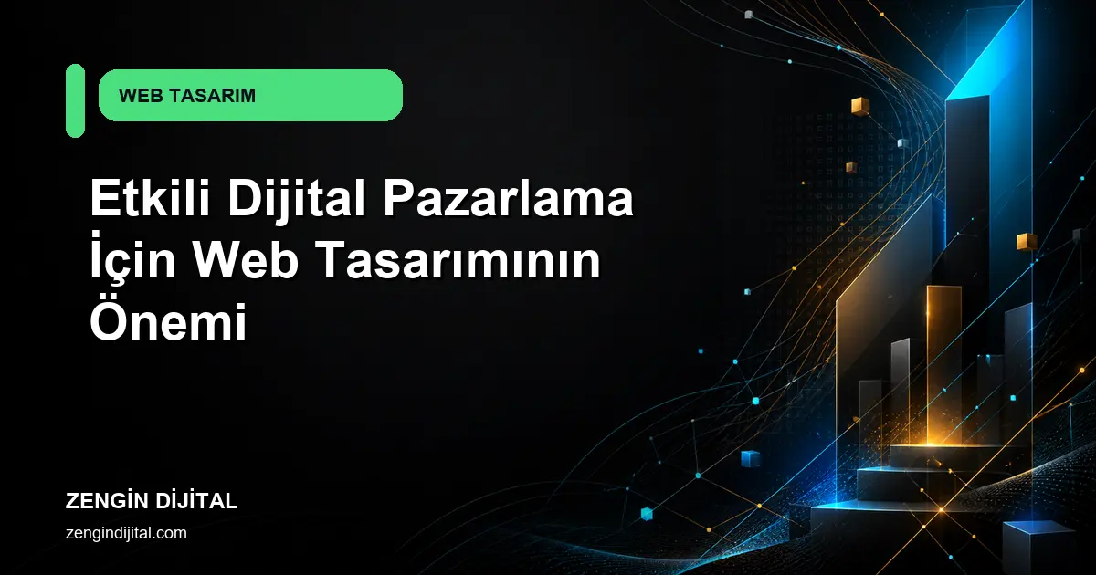 Etkili Dijital Pazarlama İçin Web Tasarımının Önemi kapak görseli