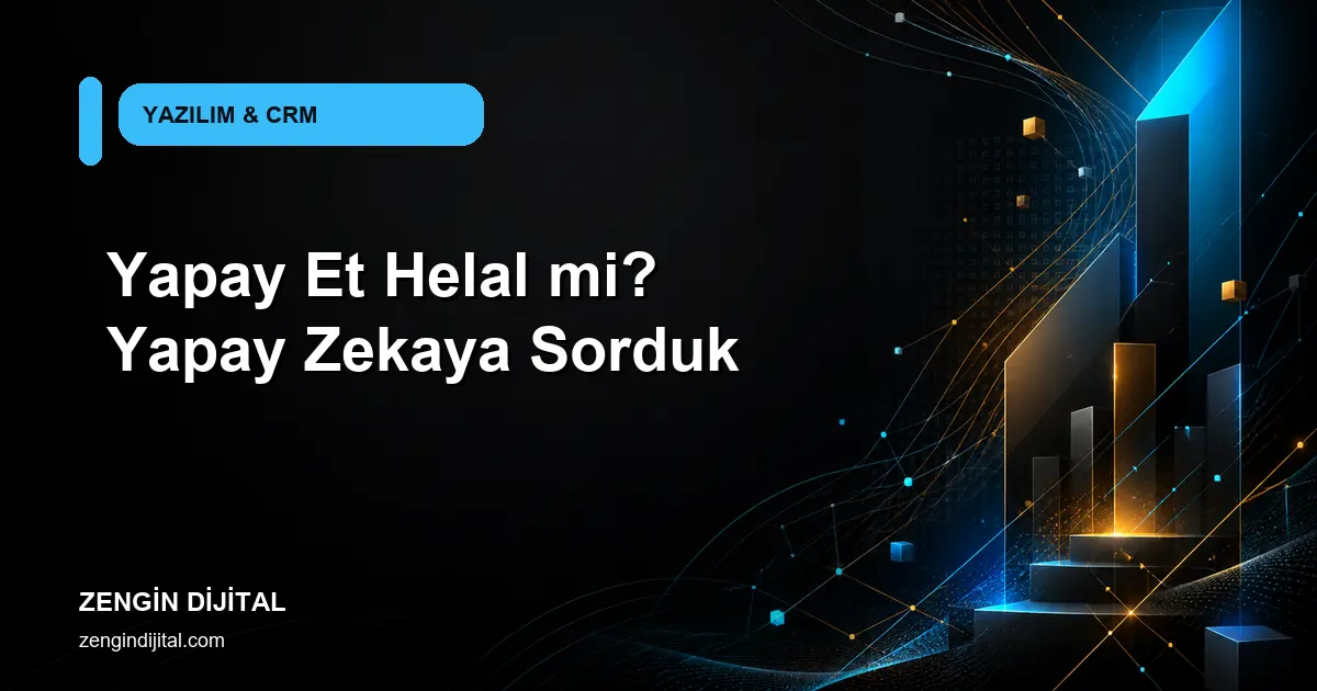 Yapay Et Helal mi? Yapay Zekaya Sorduk kapak görseli