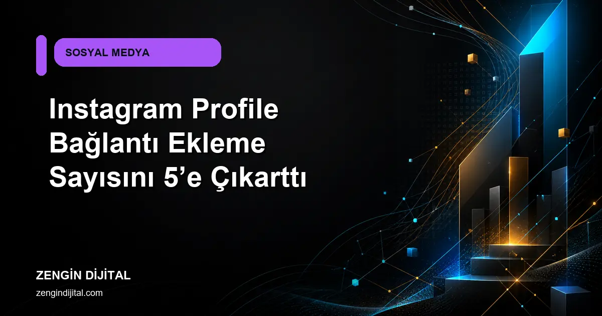 Instagram Profile Bağlantı Ekleme Sayısını 5’e Çıkarttı kapak görseli