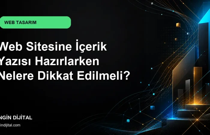 Web Sitesine İçerik Yazısı Hazırlarken Nelere Dikkat Edilmeli? kapak görseli