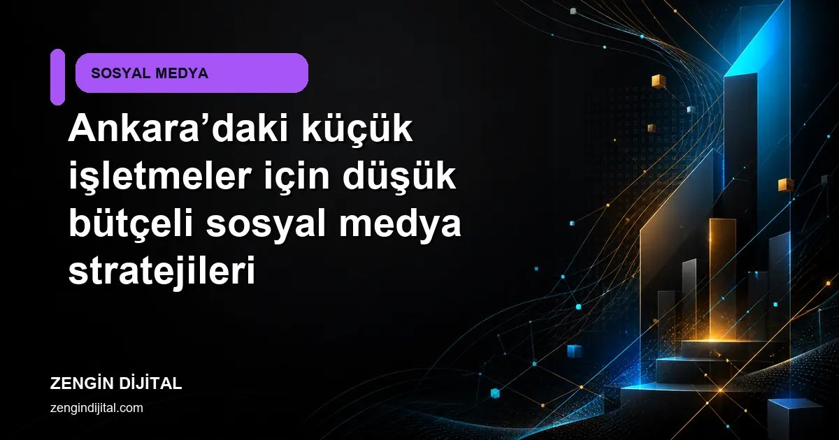 Ankara’daki küçük işletmeler için düşük bütçeli sosyal medya stratejileri kapak görseli