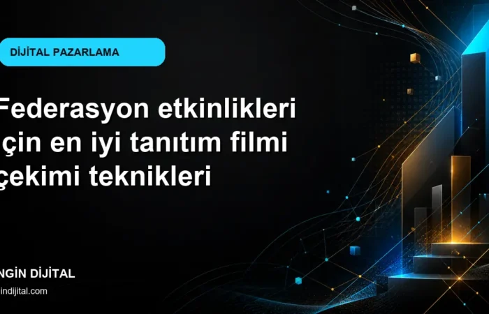 Federasyon etkinlikleri için en iyi tanıtım filmi çekimi teknikleri kapak görseli