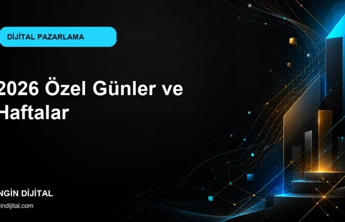 2026 Özel Günler ve Haftalar kapak görseli