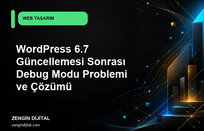 WordPress 6.7 Güncellemesi Sonrası Debug Modu Problemi ve Çözümü kapak görseli