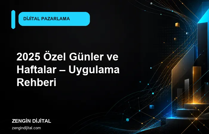 2025 Özel Günler ve Haftalar – Uygulama Rehberi kapak görseli