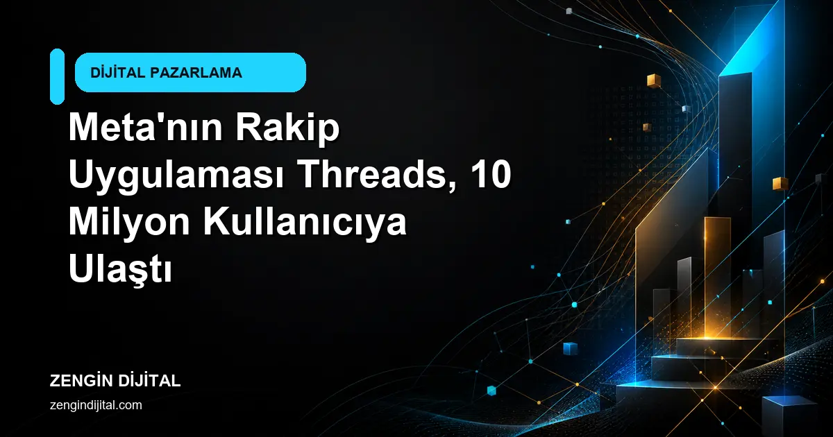 Meta'nın Rakip Uygulaması Threads, 10 Milyon Kullanıcıya Ulaştı kapak görseli