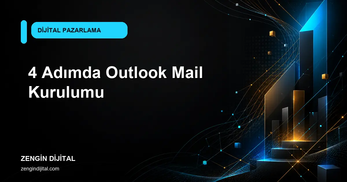 4 Adımda Outlook Mail Kurulumu kapak görseli