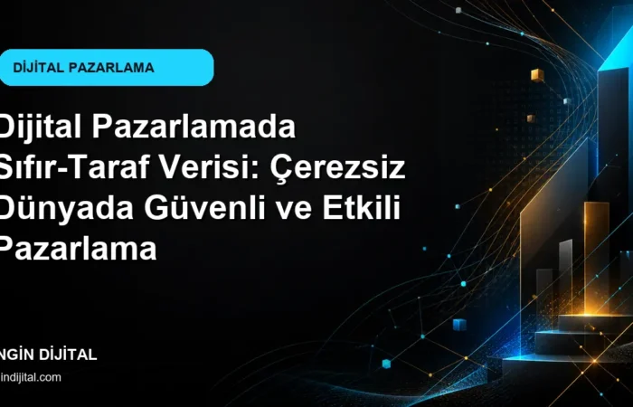 Dijital Pazarlamada Sıfır-Taraf Verisi: Çerezsiz Dünyada Güvenli ve Etkili Pazarlama kapak görseli