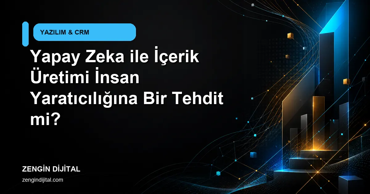 Yapay Zeka ile İçerik Üretimi İnsan Yaratıcılığına Bir Tehdit mi? kapak görseli